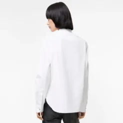 Classic Fit Grosgrain Trim Cotton Shirt