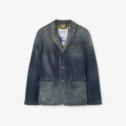 Coated Denim Tailored Jacket