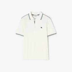 Cotton Blend Tennis Polo Shirt