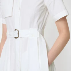 Cotton Poplin Shirt Dress