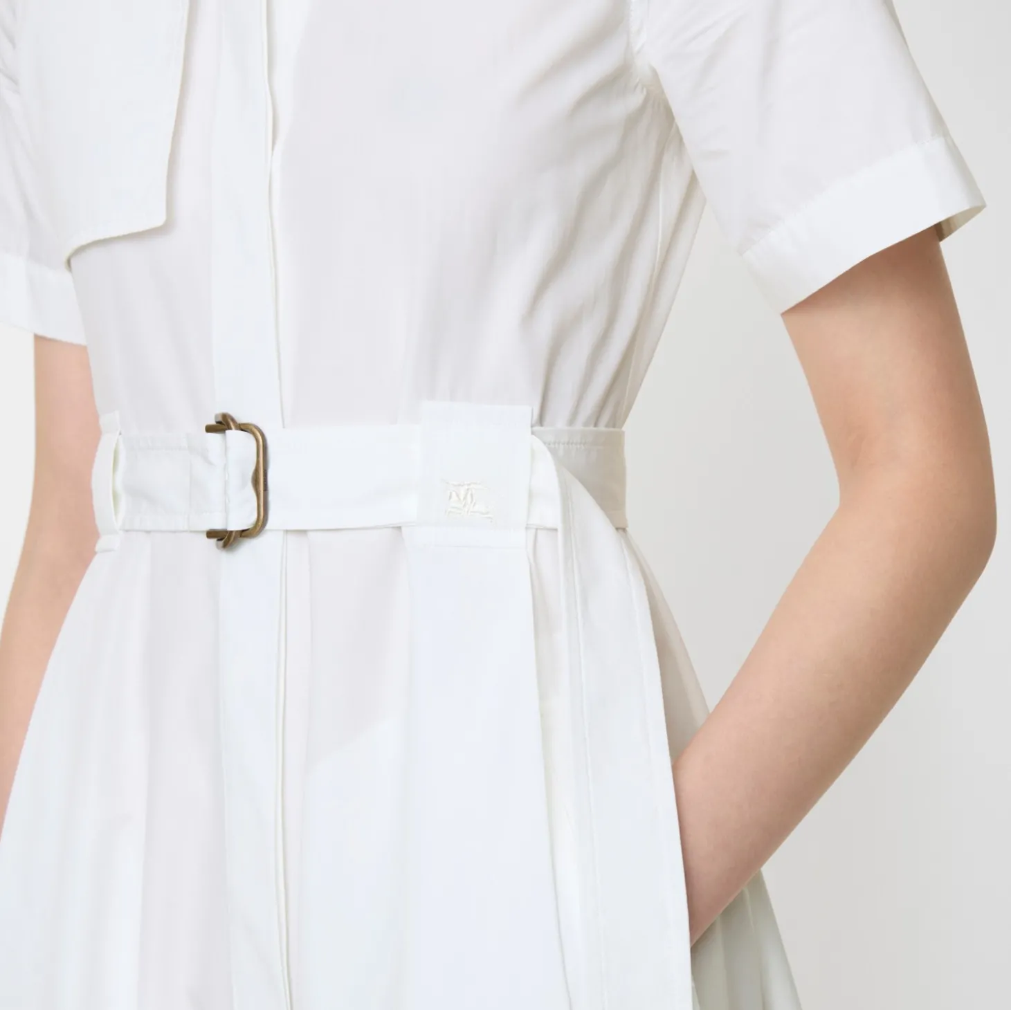 Cotton Poplin Shirt Dress