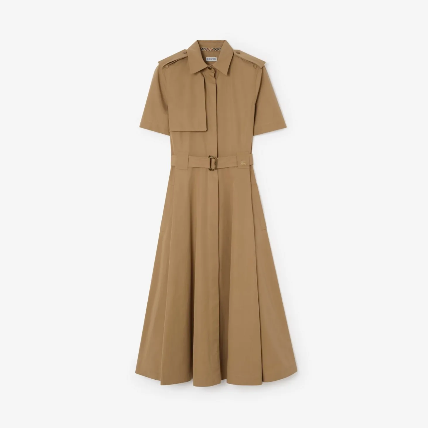 Cotton Poplin Shirt Dress