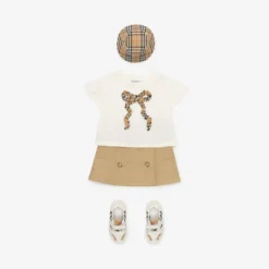 Cotton Trench Skirt
