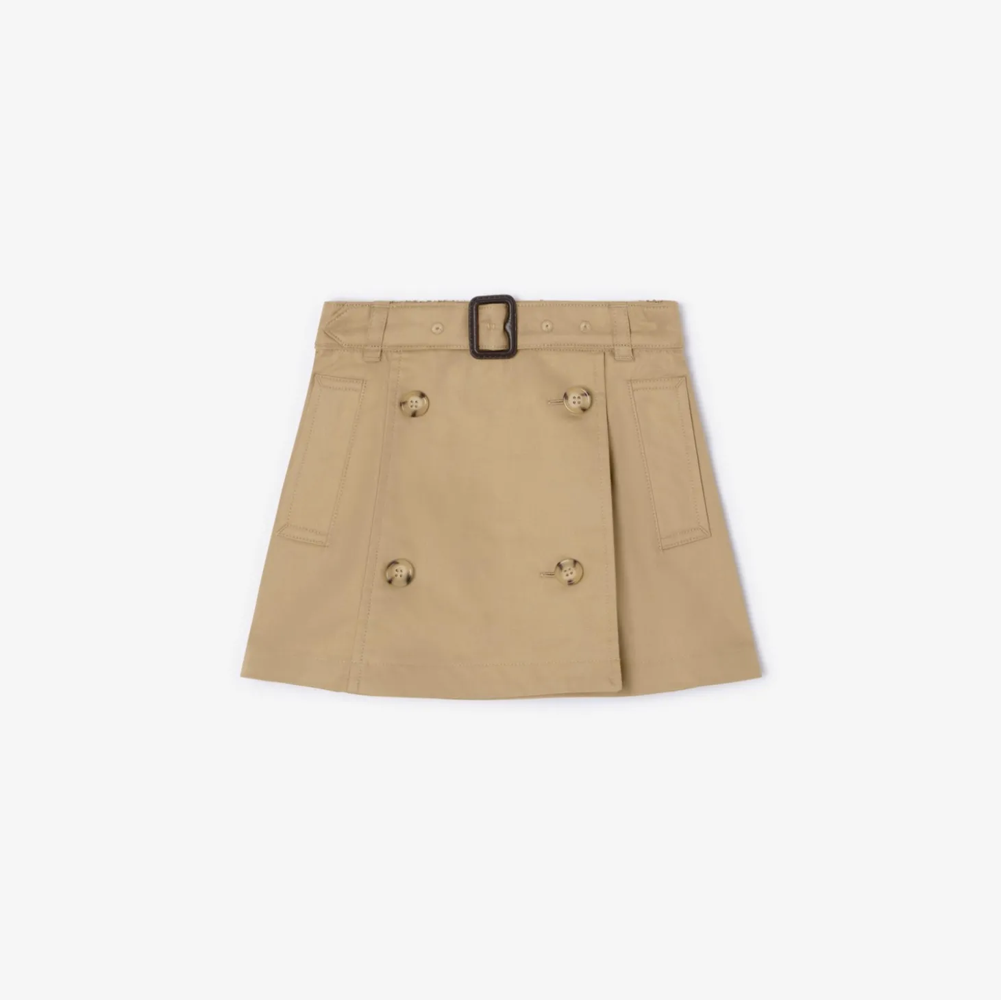 Cotton Trench Skirt