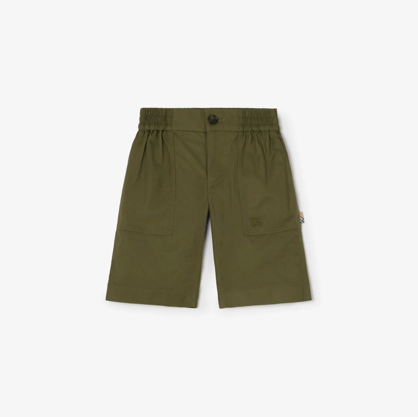 Cotton Twill Cargo Shorts