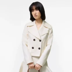 Cropped Cotton Jacket