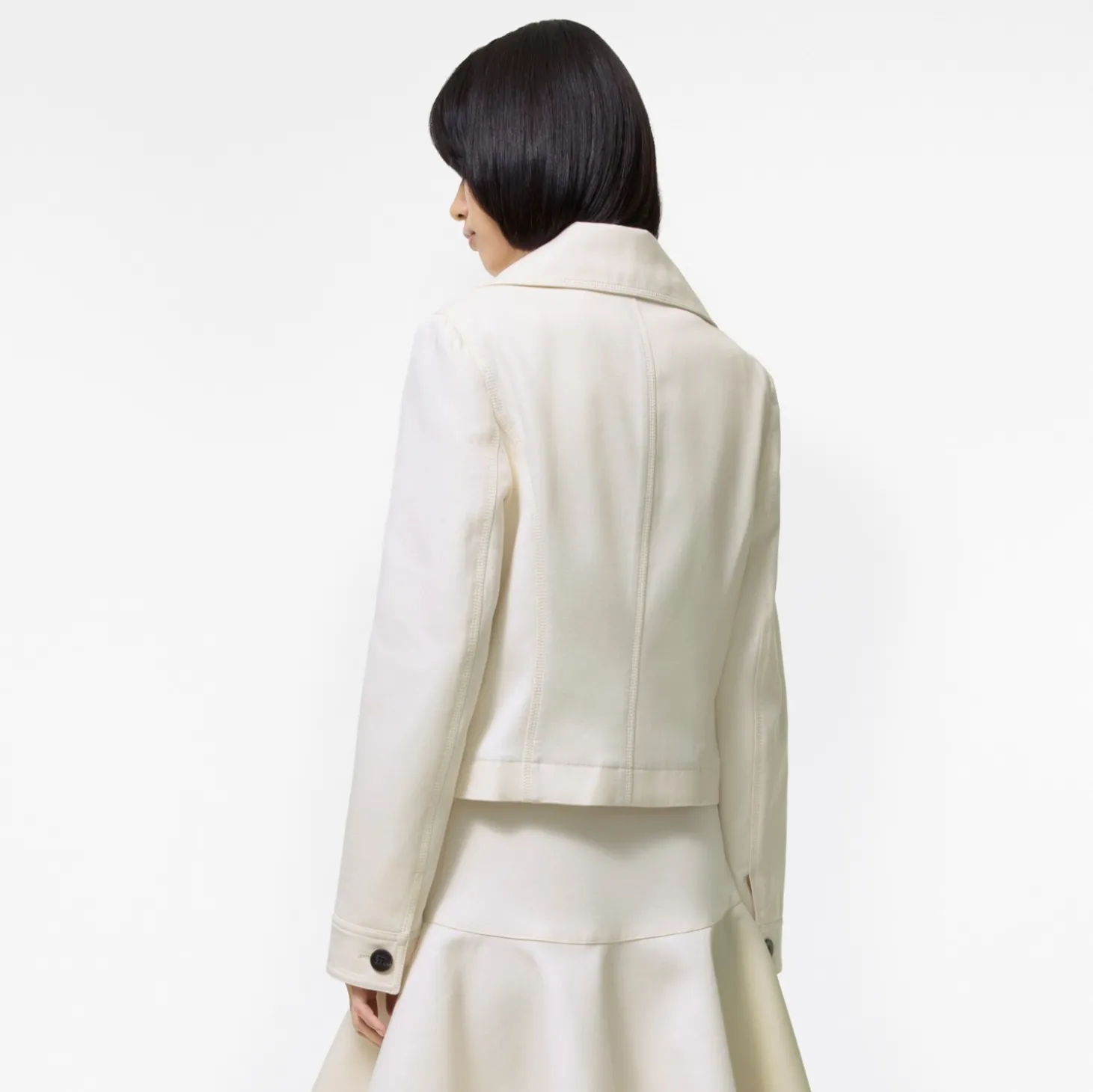 Cropped Cotton Jacket
