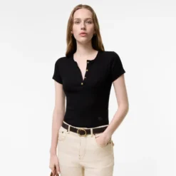 Cropped Cotton T-shirt