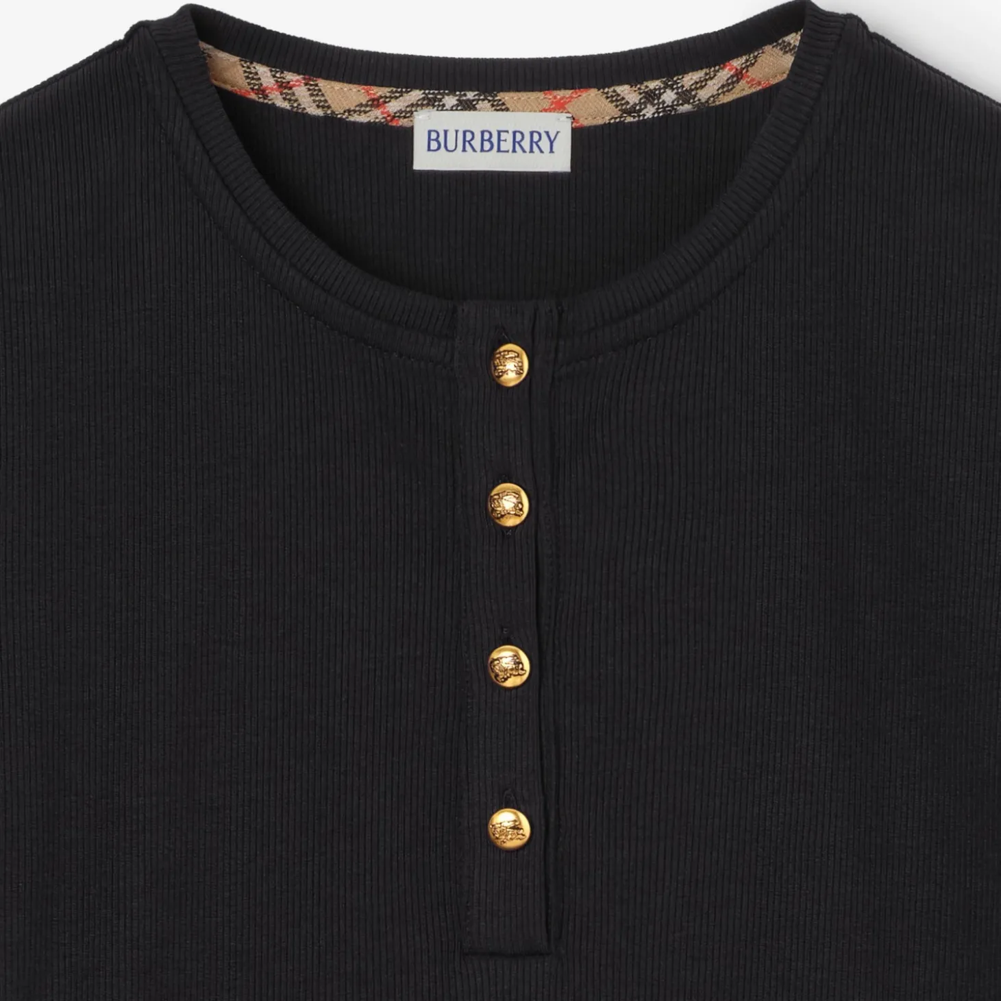 Cropped Cotton T-shirt