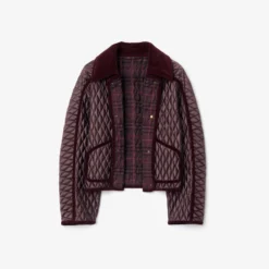 Cropped Quilted Nylon Floriston Jacket