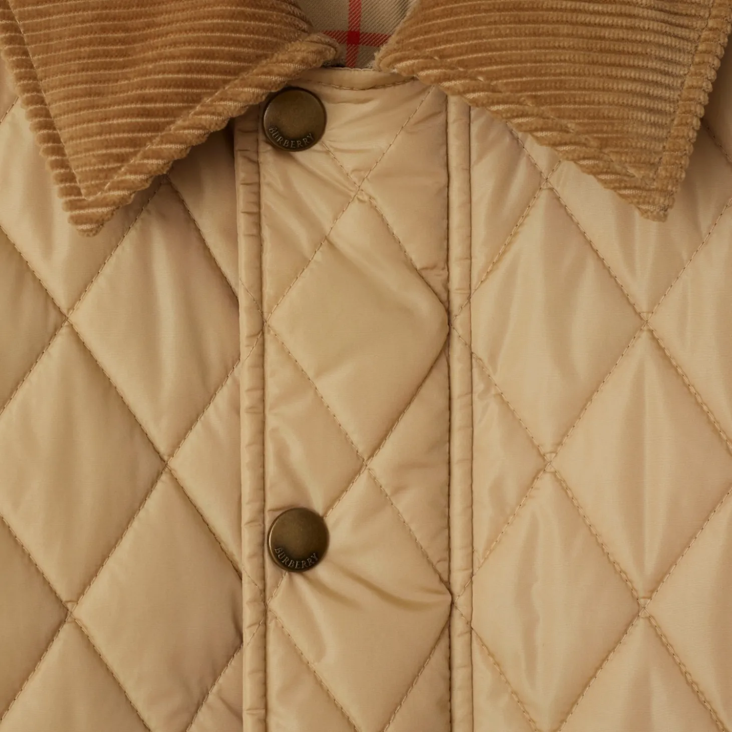 Cropped Quilted Nylon Jacket