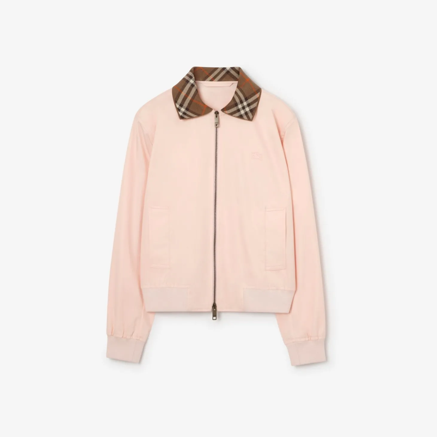 Cropped Tropical Gabardine Hayfield Harrington Jacket
