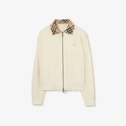 Cropped Tropical Gabardine Hayfield Harrington Jacket