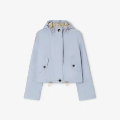 Cropped Tropical Gabardine Parka