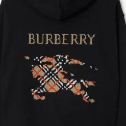 Cross Stitch Knight Cotton Hoodie