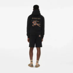 Cross Stitch Knight Cotton Hoodie
