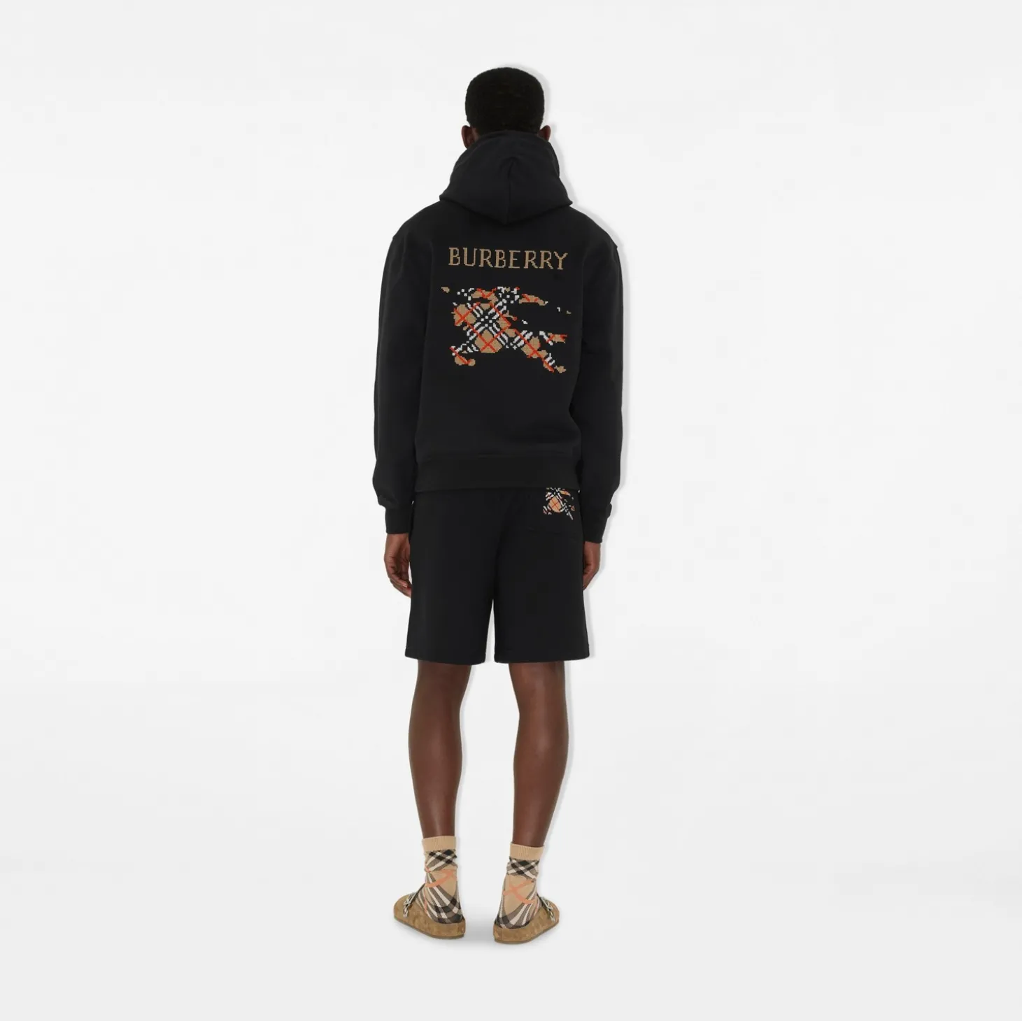 Cross Stitch Knight Cotton Hoodie