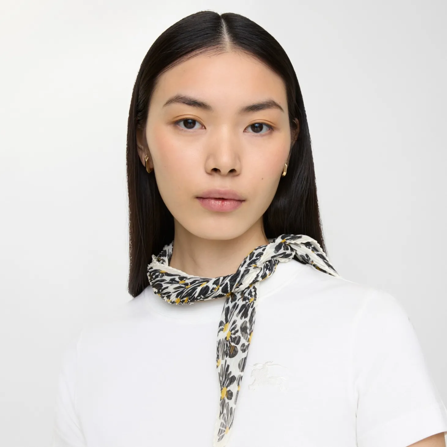 Daisy Silk Scarf