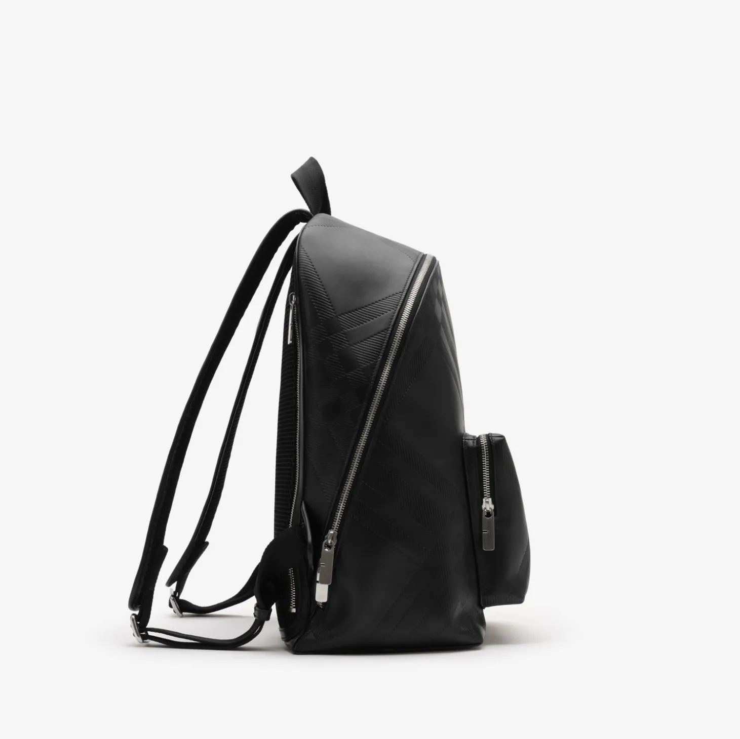 Embossed Check Backpack