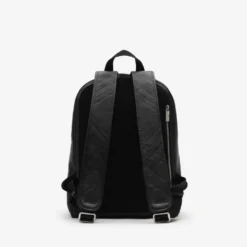 Embossed Check Backpack