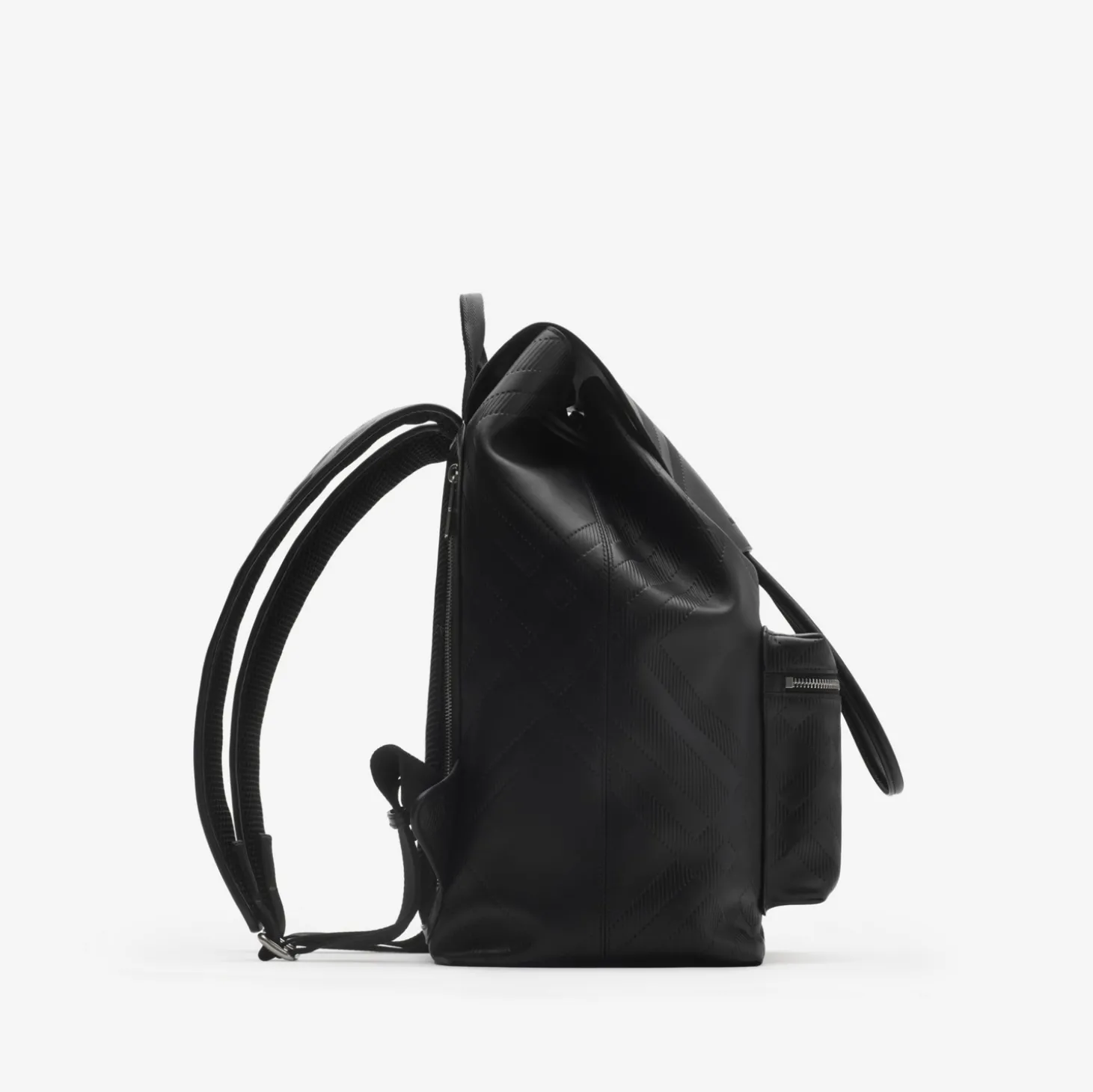 Embossed Check Backpack