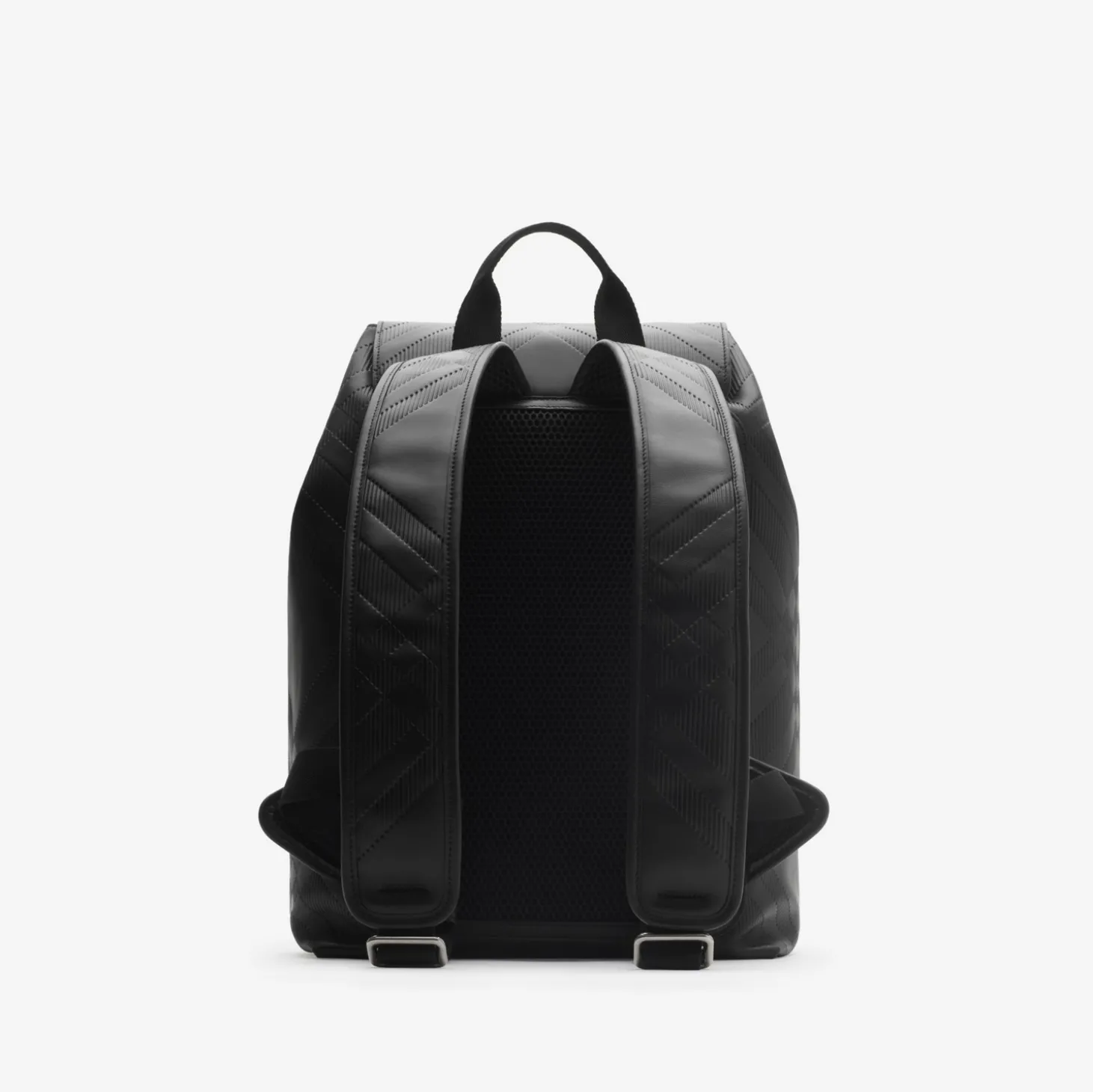 Embossed Check Backpack