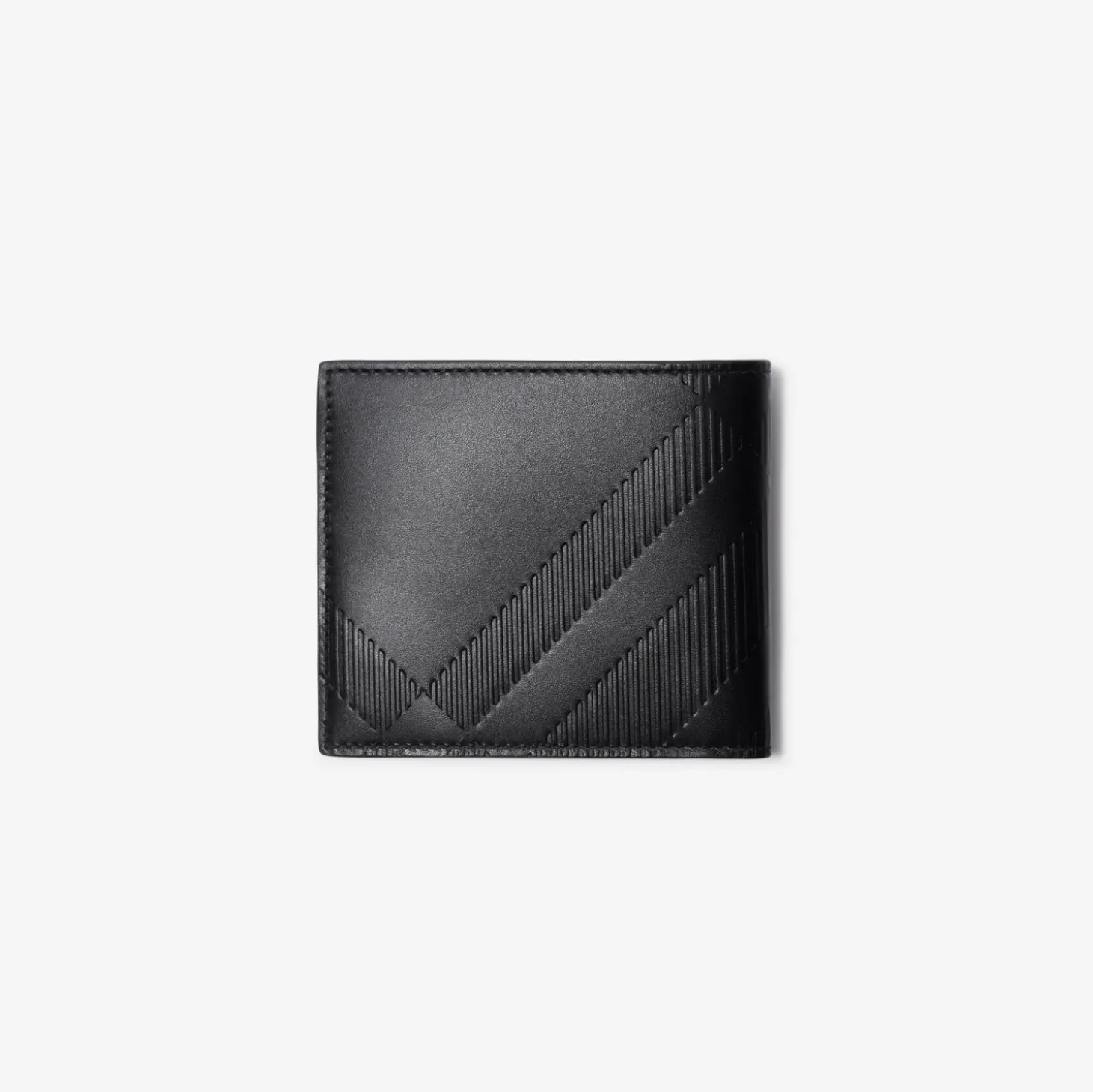 Embossed Check Bifold Wallet