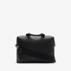 Embossed Check Briefcase