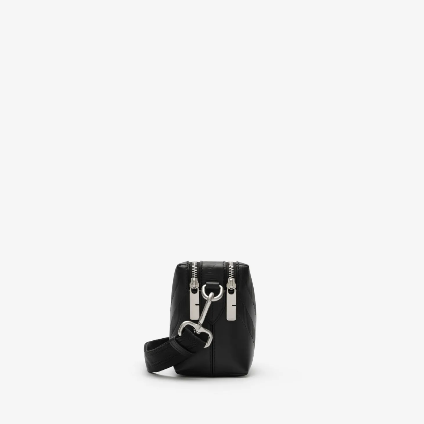 Embossed Check Crossbody Bag