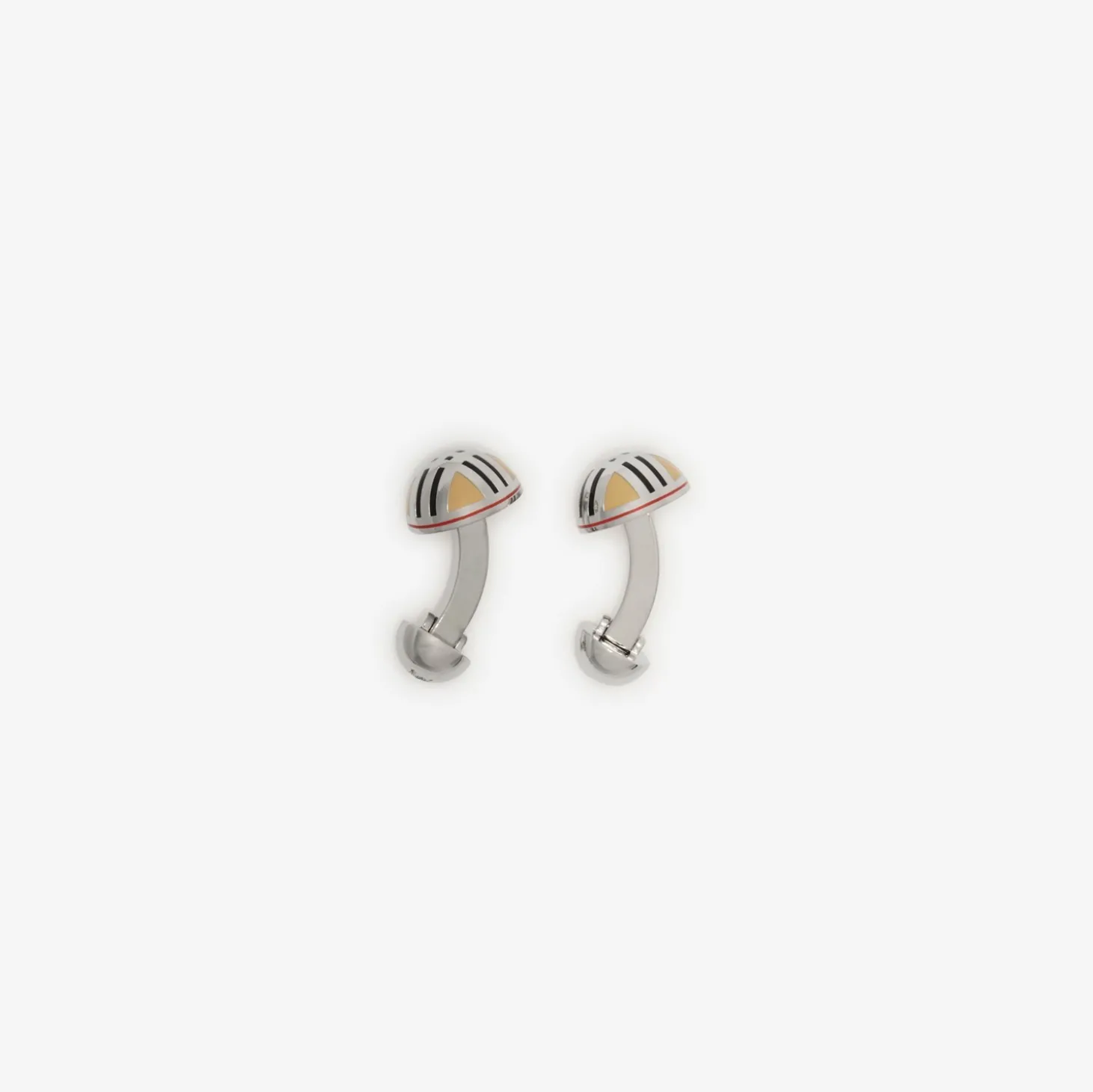 Enamel Check Cufflinks