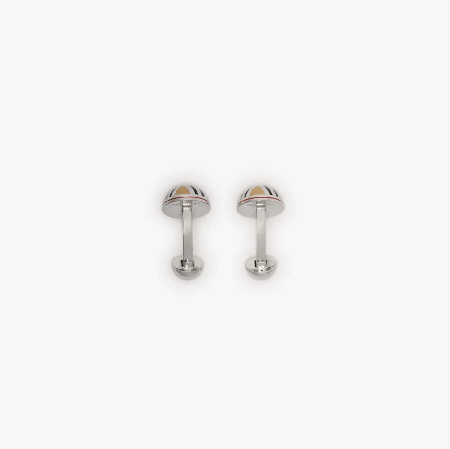 Enamel Check Cufflinks