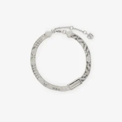 Engraved Check Bracelet