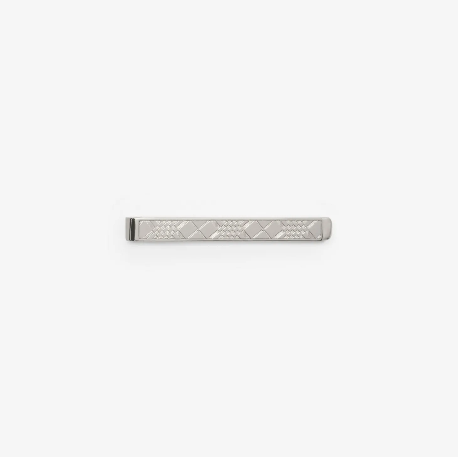 Engraved Check Tie Bar