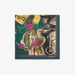 Etched Knight Silk Scarf