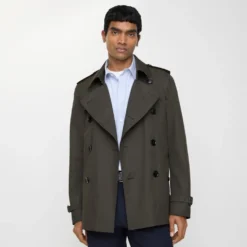 Extra-short Tropical Gabardine Kensington Trench Coat