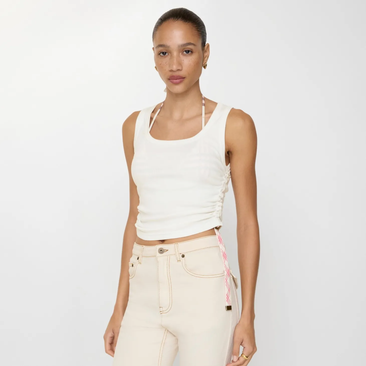 Festival Cotton Blend Tank Top