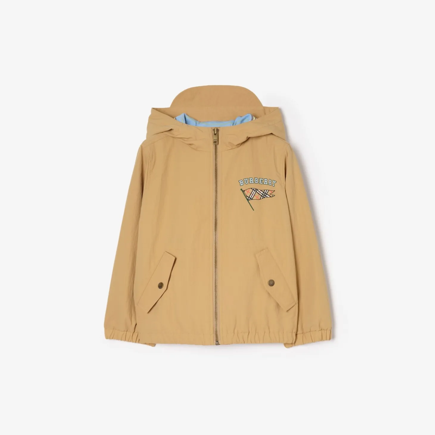 Flag Nylon Hooded Jacket