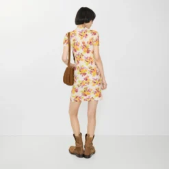 Floral Cotton Blend Dress