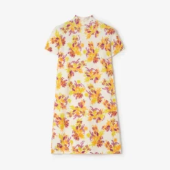 Floral Cotton Blend Dress