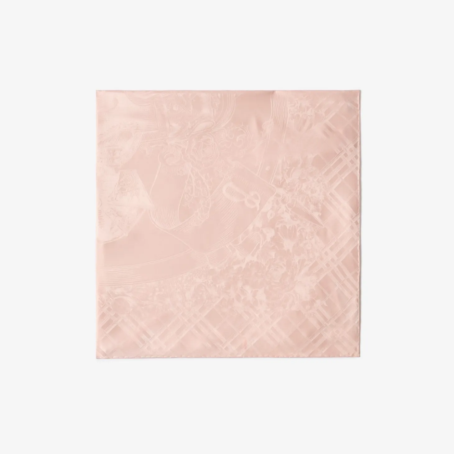 Floral Crest Silk Scarf