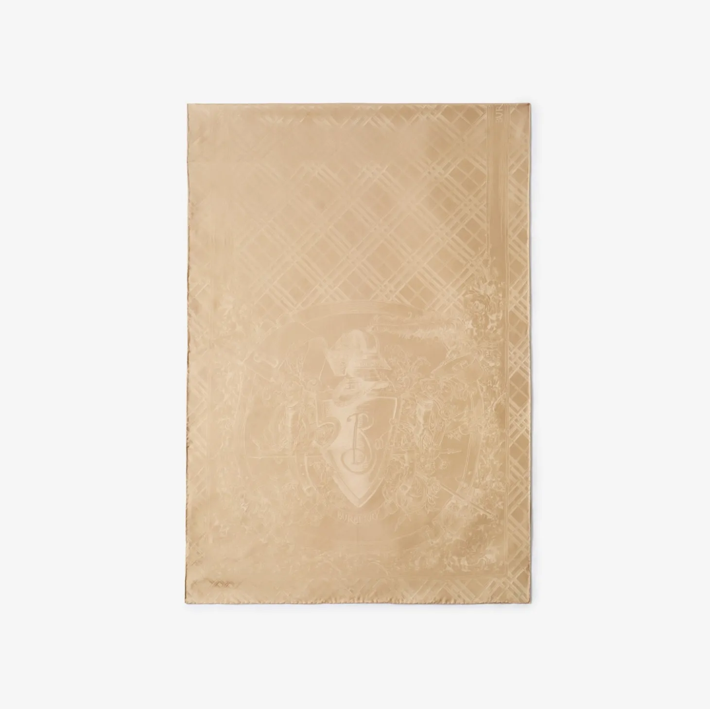 Floral Crest Silk Scarf