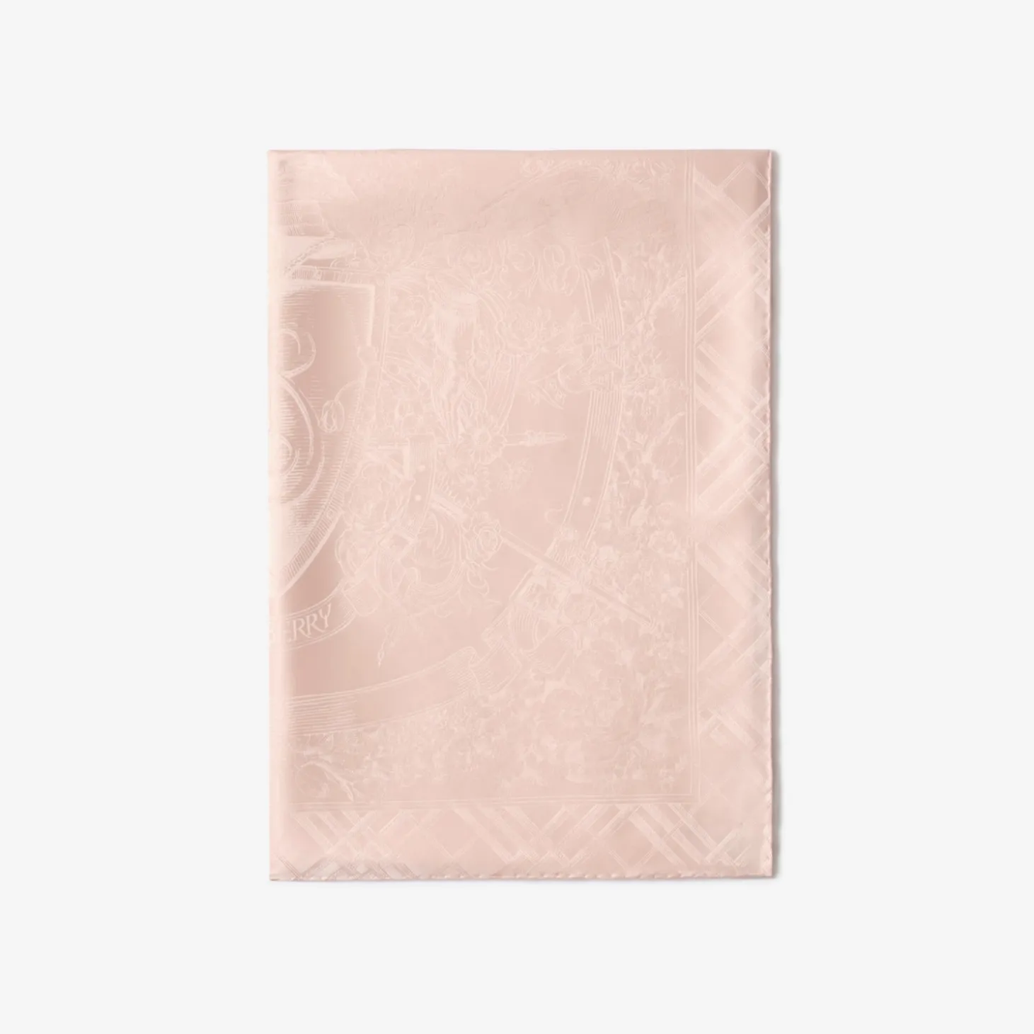 Floral Crest Silk Scarf