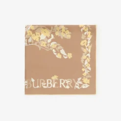 Floral Knight Silk Scarf