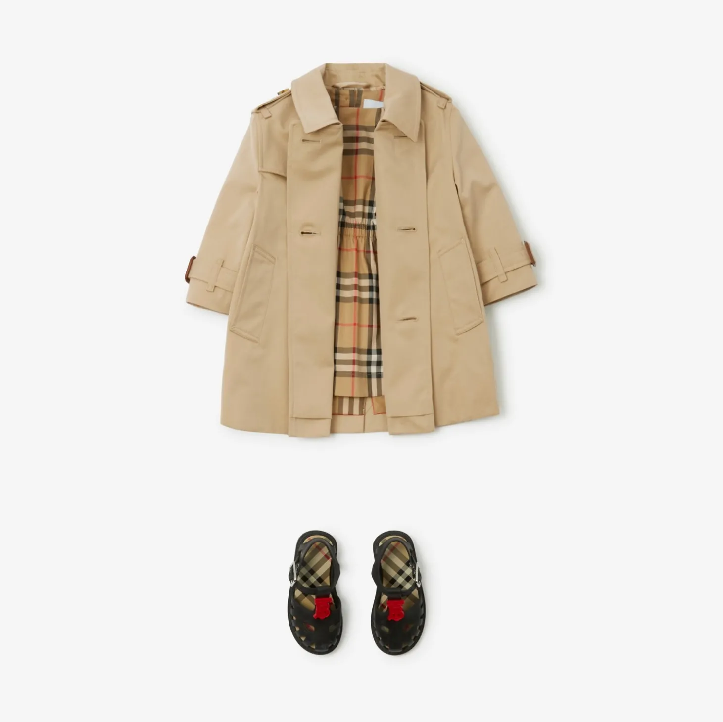 Gabardine Trench Coat