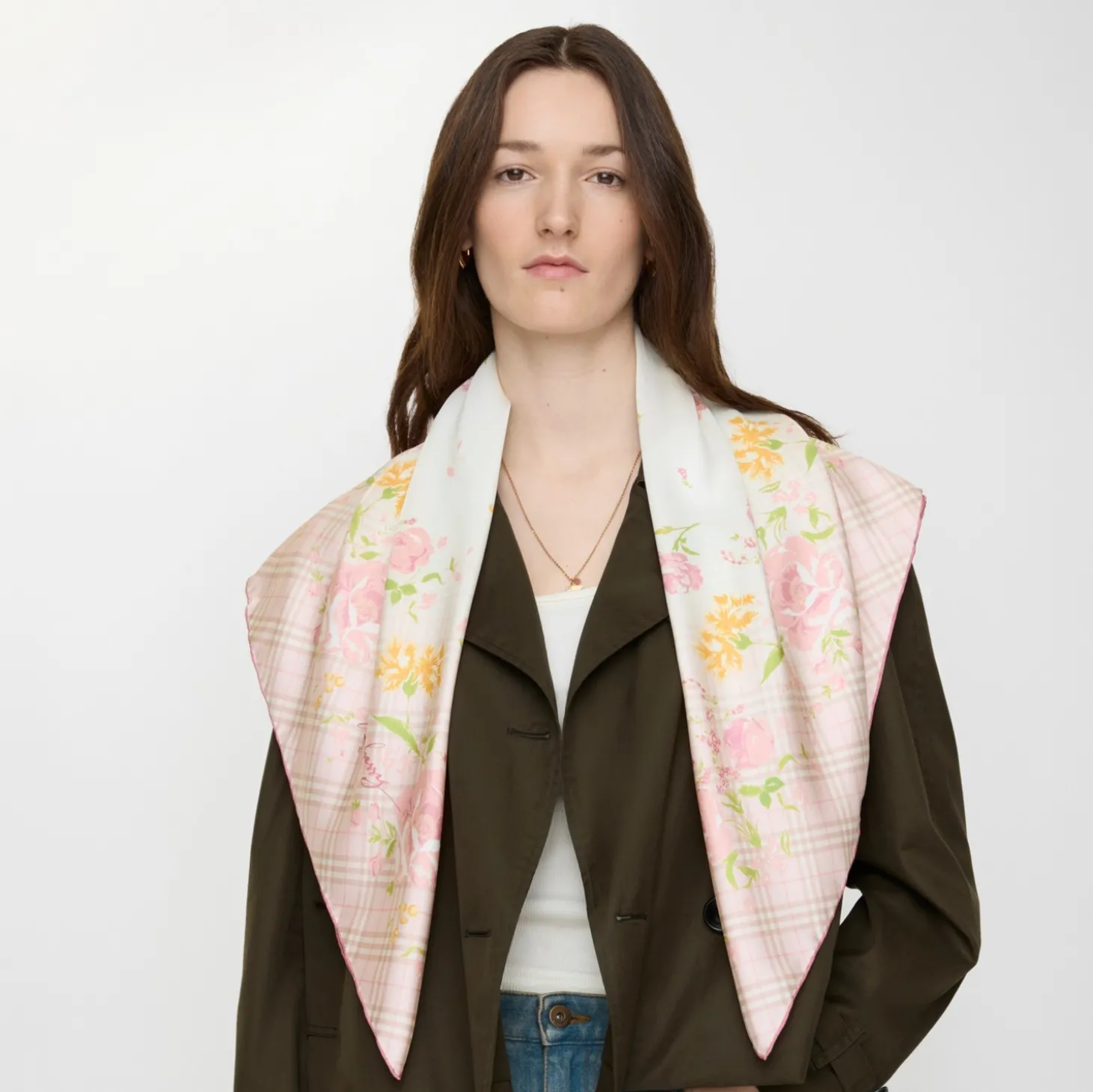 Garden Party Silk Scarf