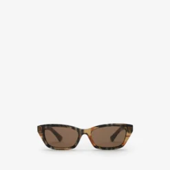 Gradient Check Rectangular Sunglasses