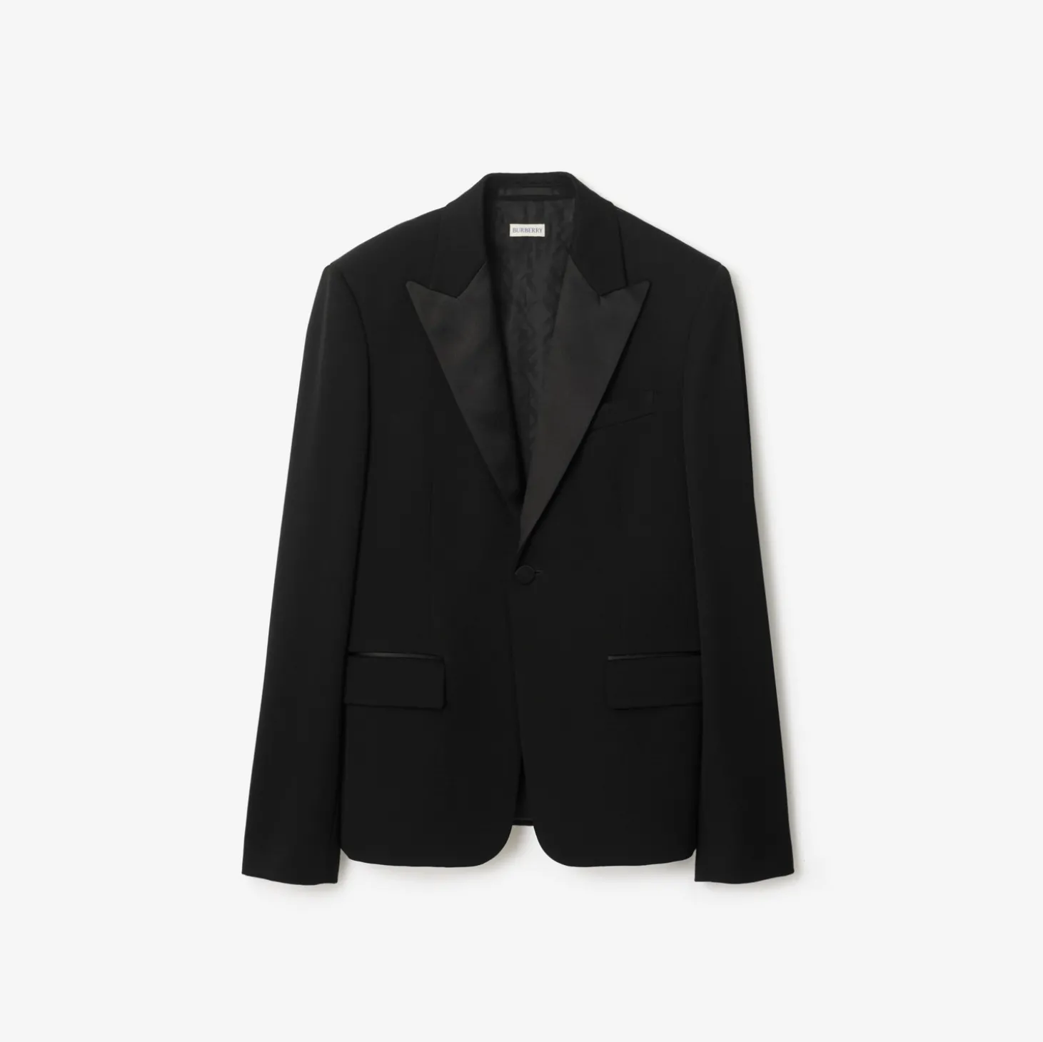 Grain de Poudre Wool Tuxedo Jacket