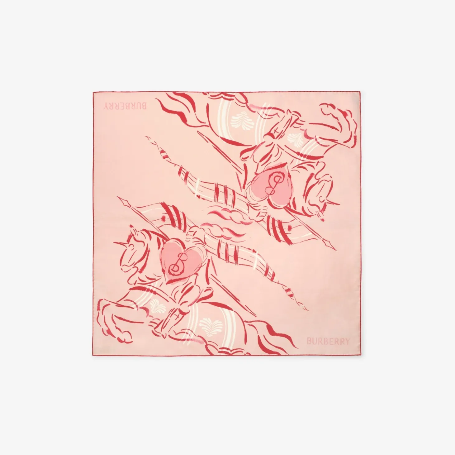 Heart Knight Silk Scarf