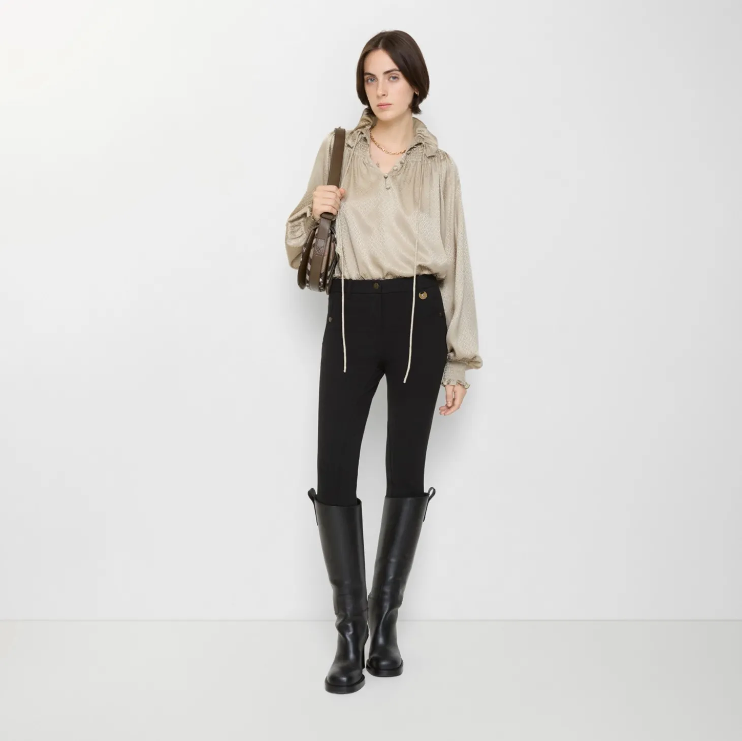 Herringbone Stretch Cotton Jodhpurs