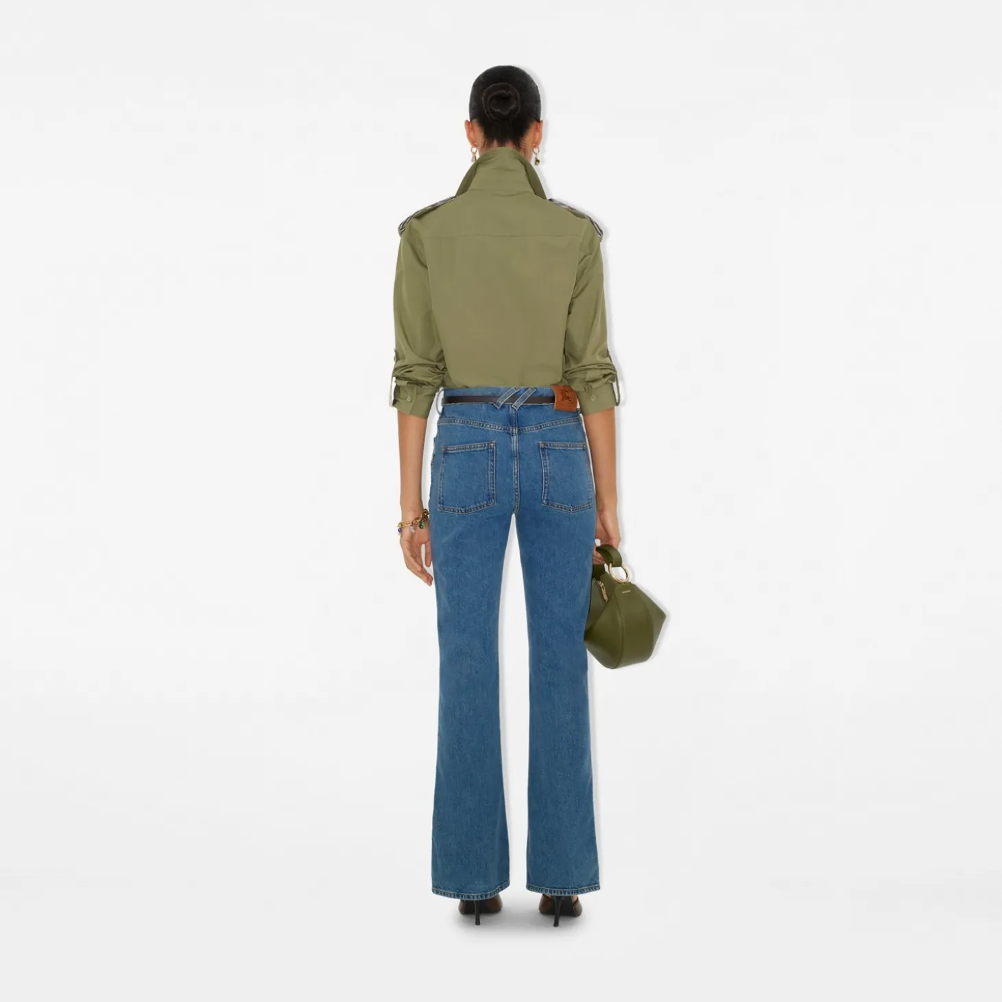 High Rise Bootcut Jeans